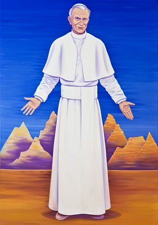 Jan Pavel 2. na plátně
