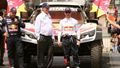 Rallye Dakar 2018, 1. etapa:  peruánský prezident Pedro Pablo Kuczynski a Sébastien Loeb, Peugeot