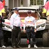 Rallye Dakar 2018, 1. etapa:  peruánský prezident Pedro Pablo Kuczynski a Sébastien Loeb, Peugeot