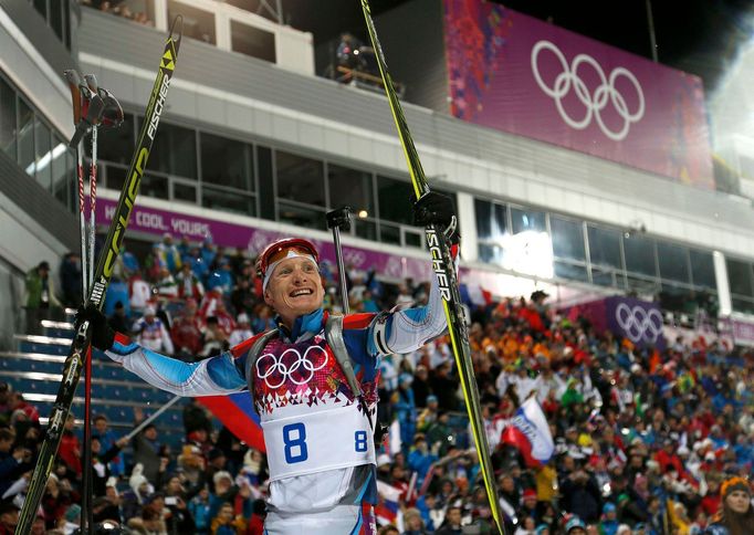 Soči 2014, biatlon, stíhačka: Ondřej Moravec