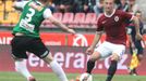 Sparta vs. Jablonec, utkání Synot ligy (Hübschman a Vácha)