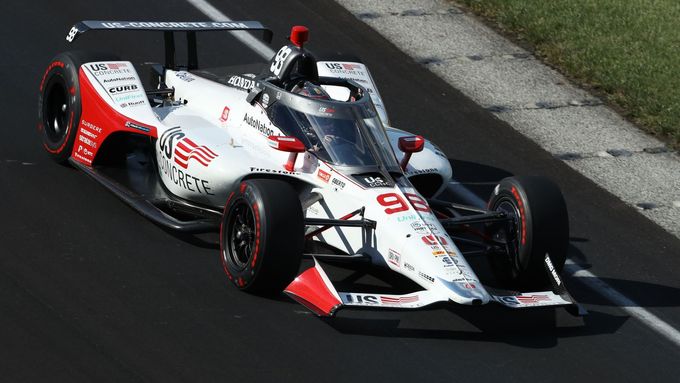 Marco Andretti při tréninku na Indy 500 2020