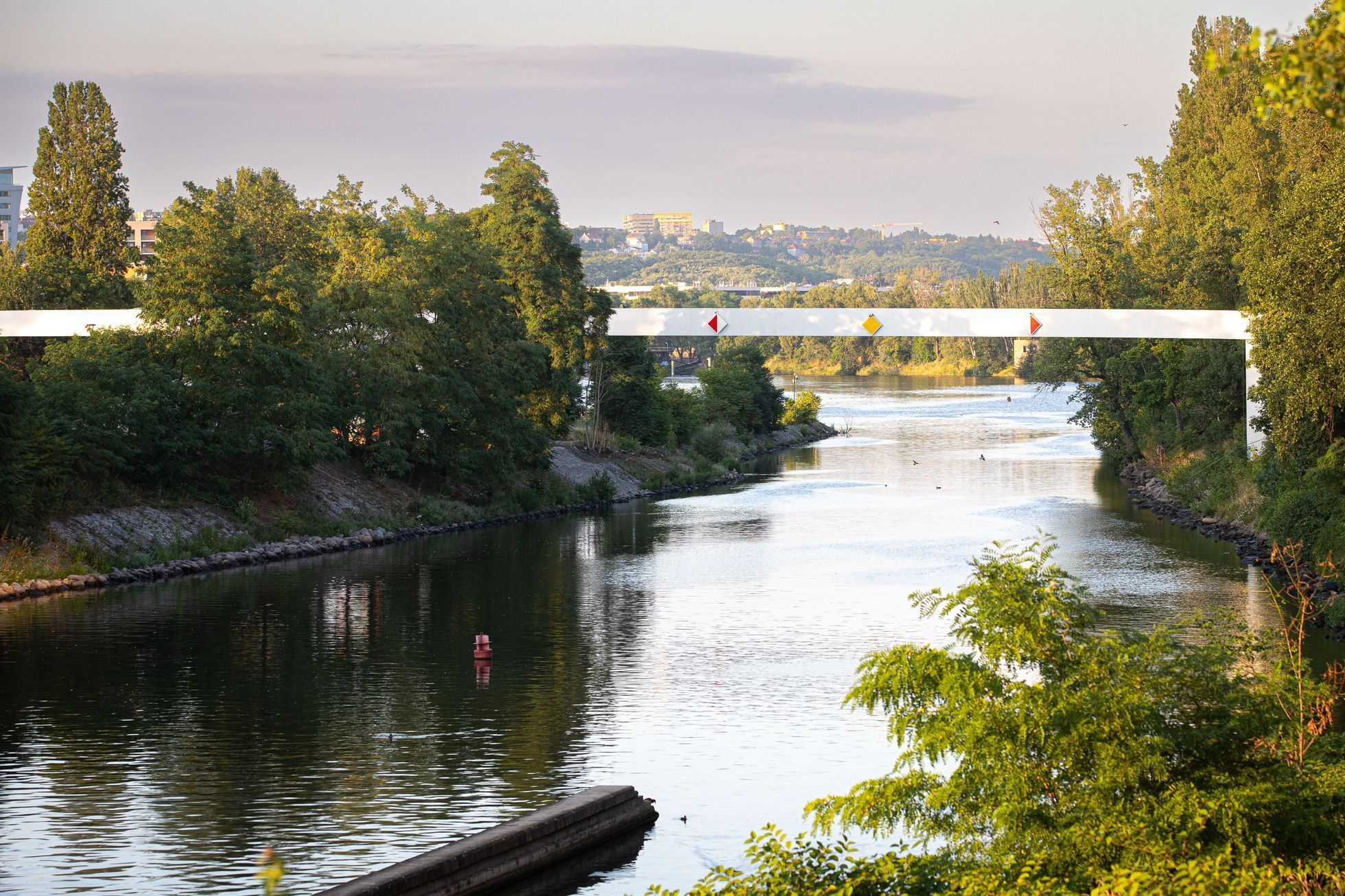 Lávka Holešovice – Karlín, architekt Petr Tej