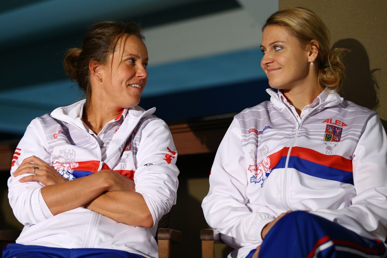 Fed Cup 2018: Barbora Strýcová a Lucie Šafářová