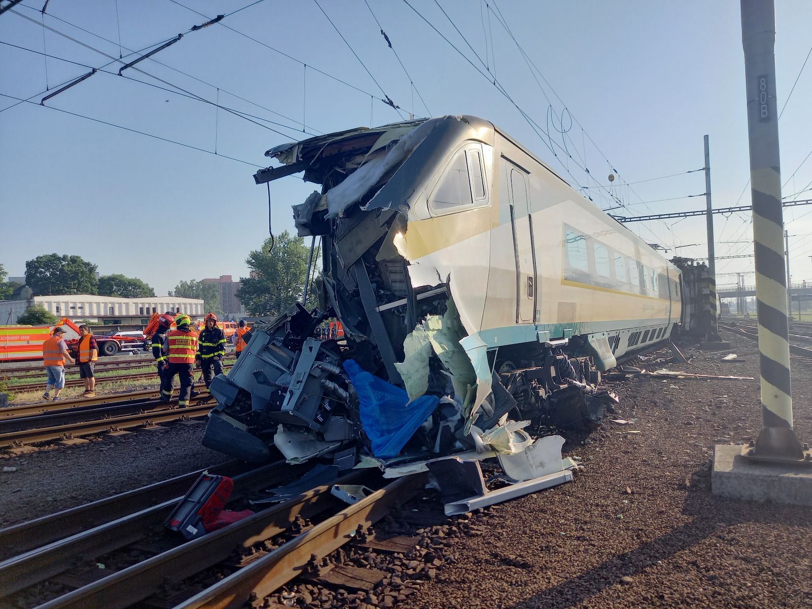 vlak nehoda srážka bohumín pendolino