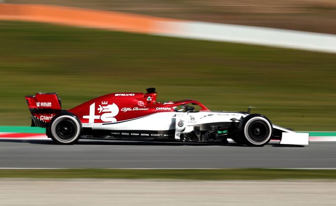 Testy F1 2019, Barcelona I: Kimi Räikkönen, Alfa Romeo