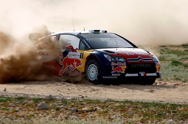 Sebastian Loeb na Jordánské rallye