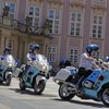Den ozbrojených sil - přehlídka motocyklů Hradní stráže