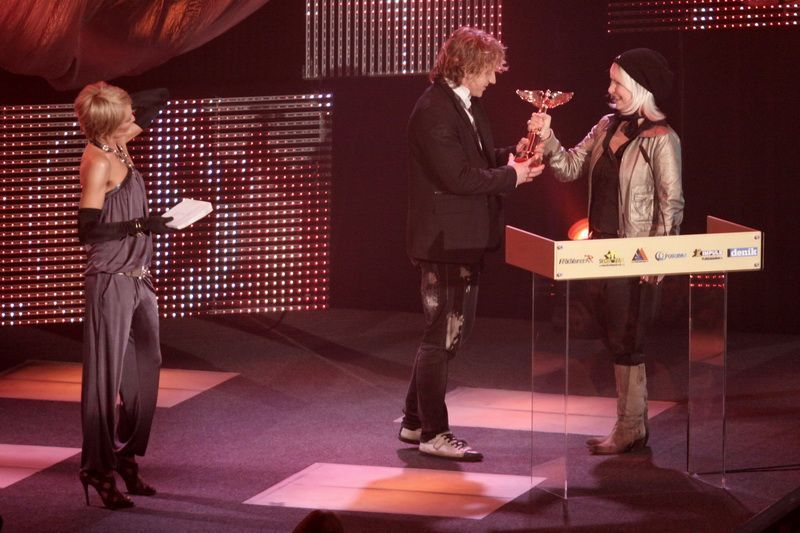 Anděl 2010 - Tereza Pergnerová a Anna K a Tomáš Klus