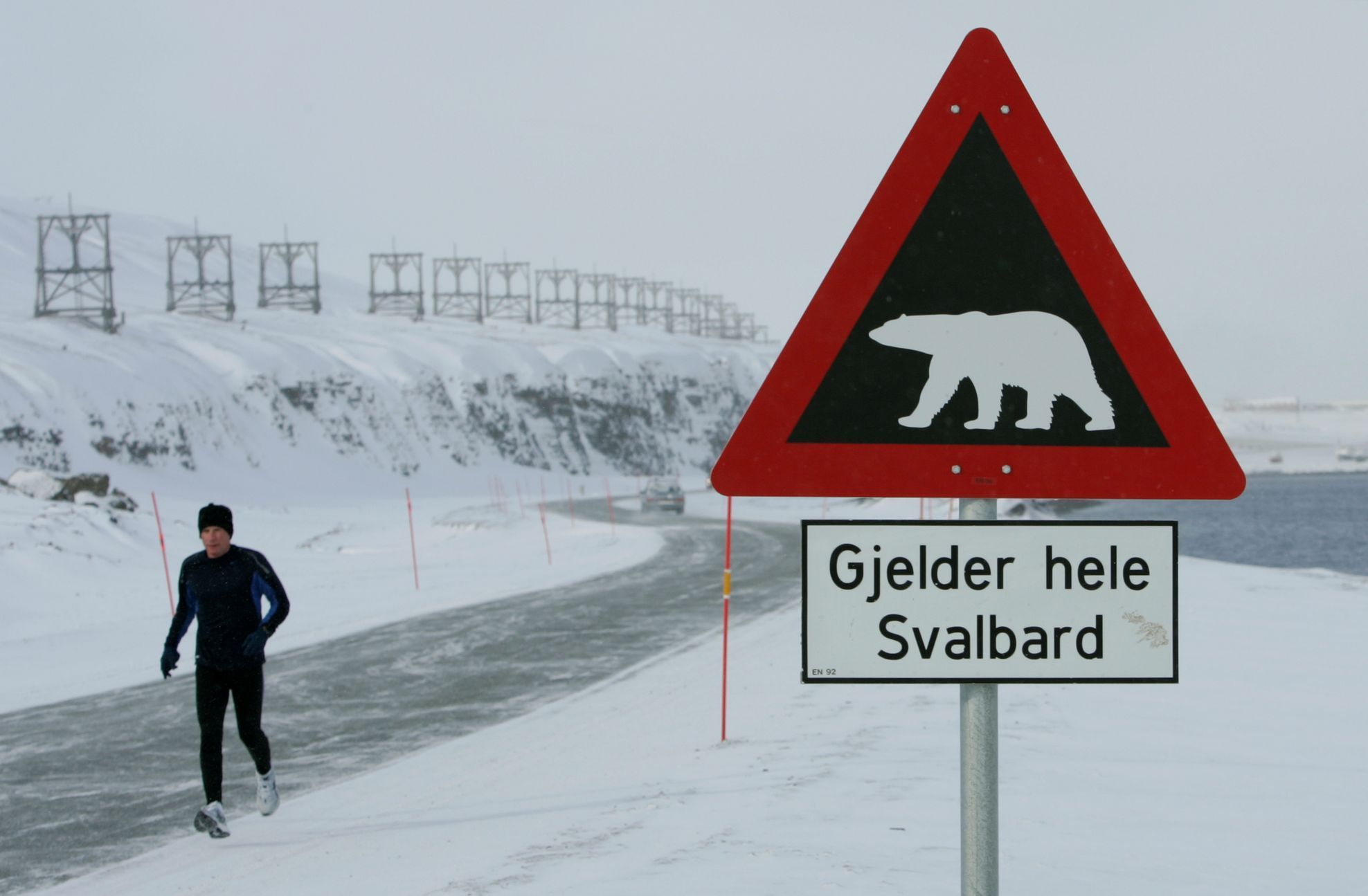 špicberky varování před medvědy
