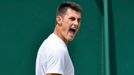 Australský tenista Bernard Tomic na Wimbledonu 2013.