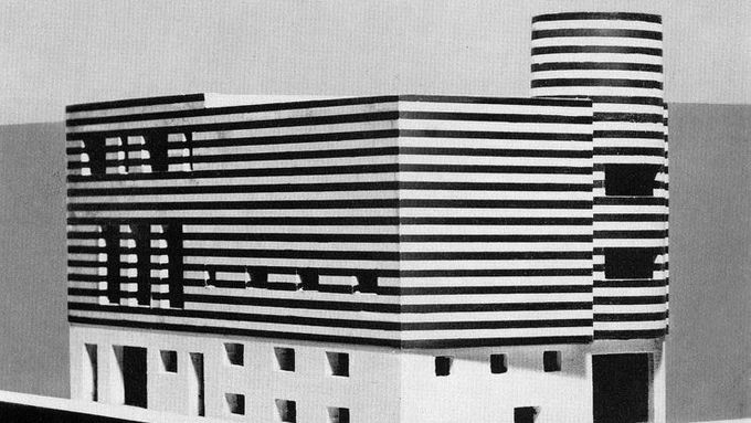 Adolf Loos: Model domu pro Josephine Baker (1927), nerealizováno