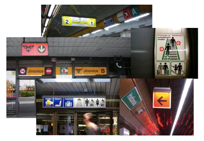 Čitelná Praha, foto, nový informačním systém