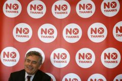 Na skotském NE má hlavní zásluhu expremiér Gordon Brown