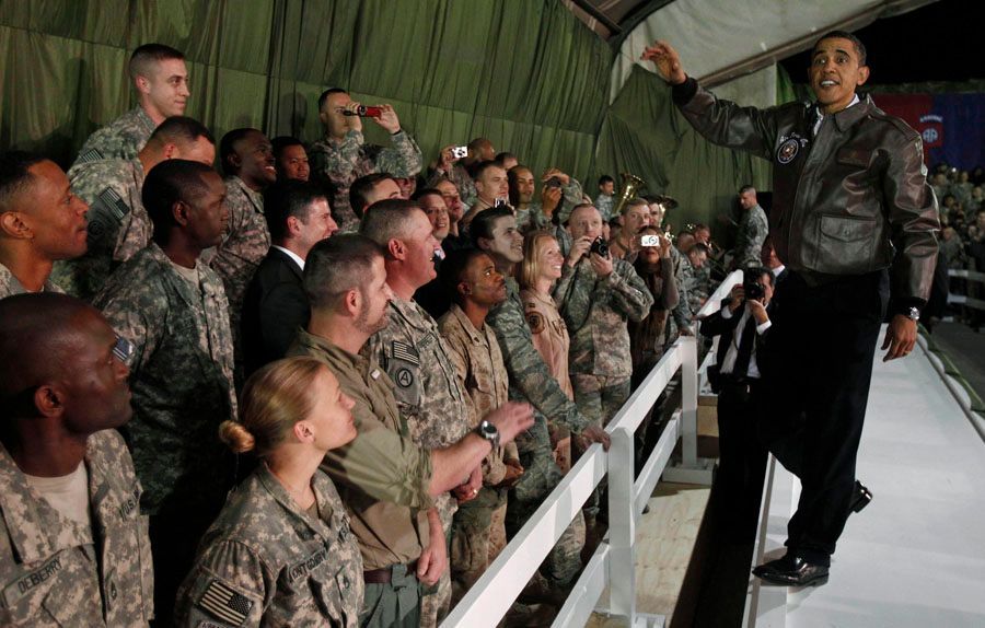 Barack Obama a Hamíd Karzáí