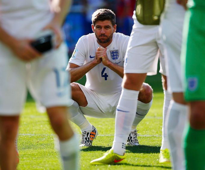 Steven Gerrard na světovém šampionátu ve fotbale