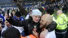 Soccer Football - Euro 2020 - Group J Qualification - Finland v Liechtenstein - Helsinki, Finland November 15, 2019. Teemu Pukki of Finland celebrates with fans. Lehtikuv