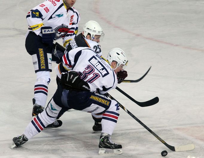 Extraliga, Sparta Praha - Piráti Chomutov: Marek Hovorka - Štěpán Hřebejk