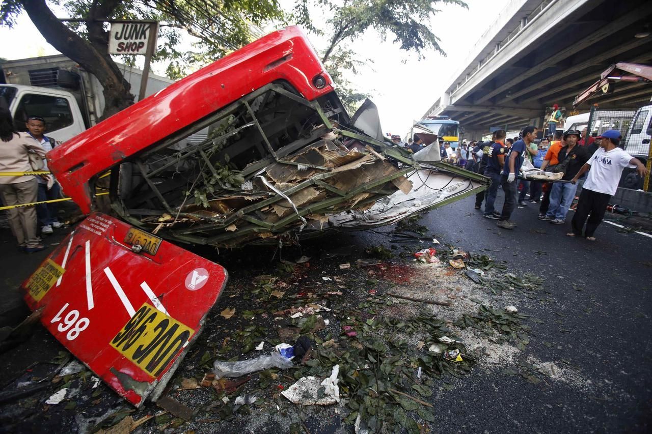 Nehoda autobusu na Filipínách