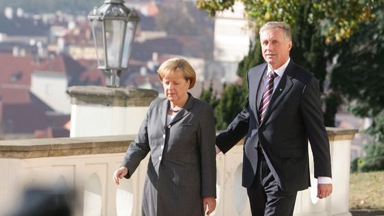 Angela Merkelová si přijela pro zlatou medaili