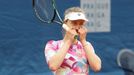 Mona Barthelová ve finále turnaje J&T Banka Prague Open 2017.