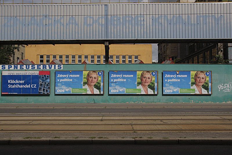 Billboardy na komunální volby v Praze