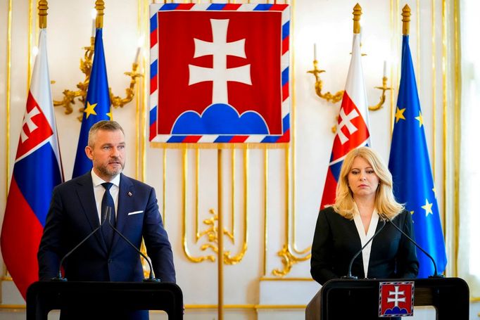 Zuzana Čaputová a Peter Pellegrini.