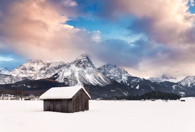 Zugspitz Arena, Ehrwald, Lermoos. Rakousko