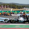 Lewis Hamilton v Mercedesu v čele Velké ceny Francie formule 1