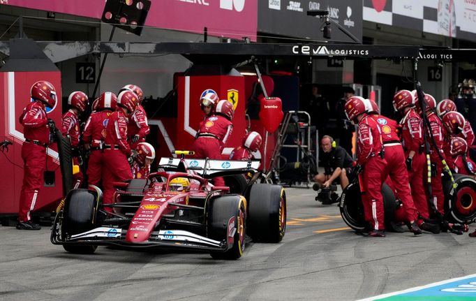 Lewis Hamilton, Ferrari během VC Japonska F1 2025