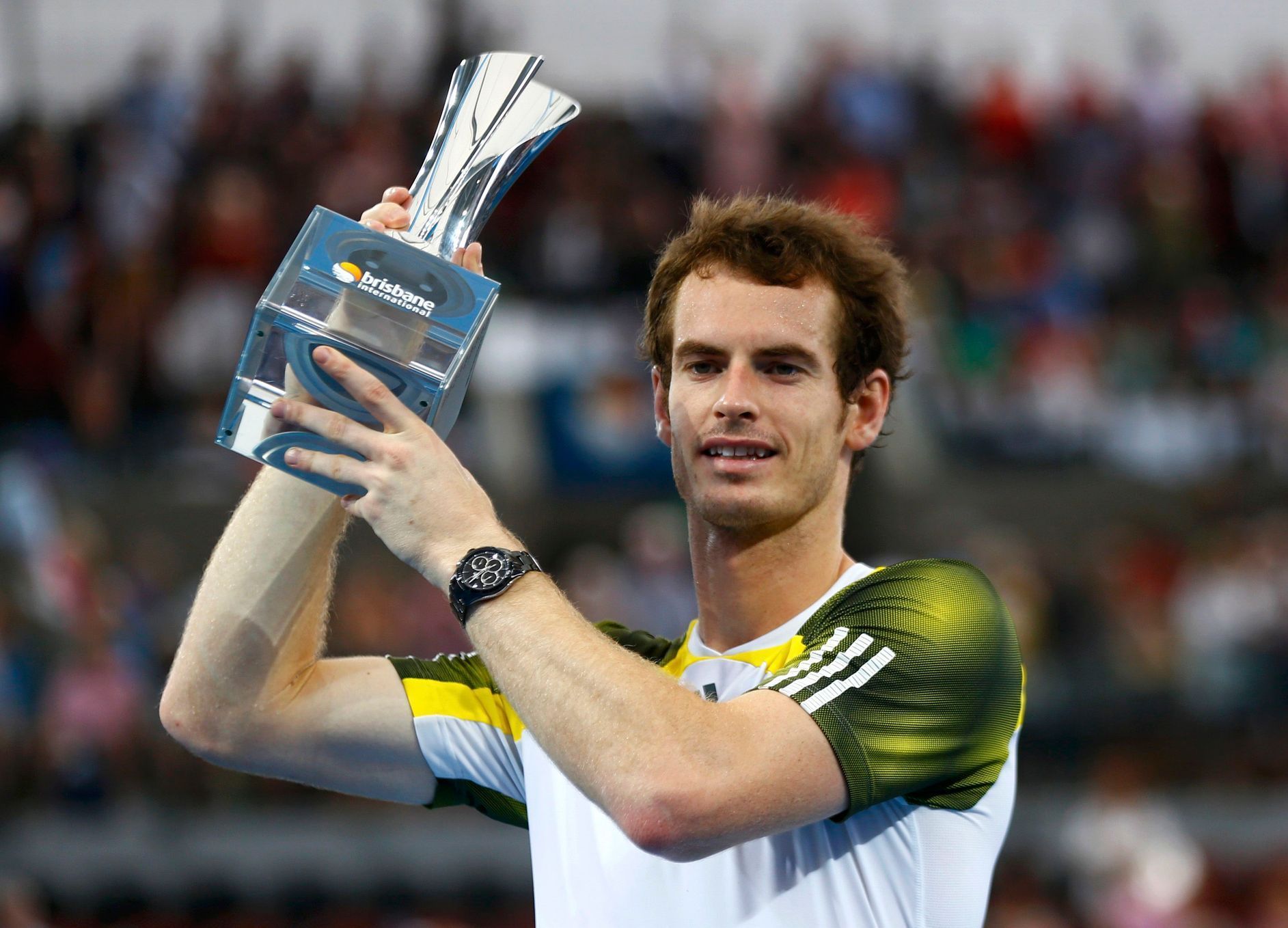 Britský tenista Andy Murray na turnaji v Brisbane
