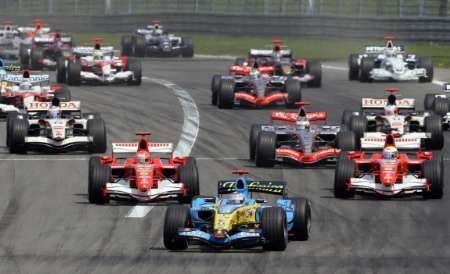 Start Velké ceny Evropy