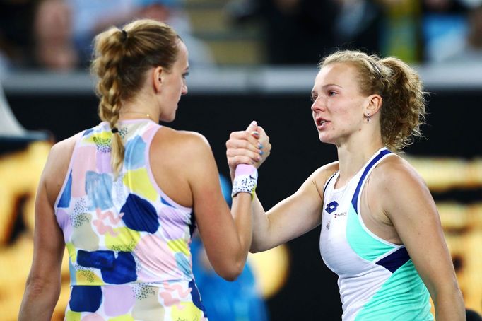 Australian Open 2020, 1. kolo (Petra Kvitová, Kateřina Siniaková)