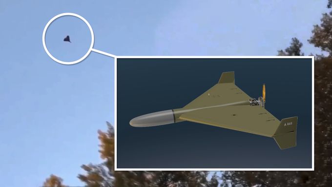 Rusko používá proti Ukrajině íránské kamikadze drony Shahed 136