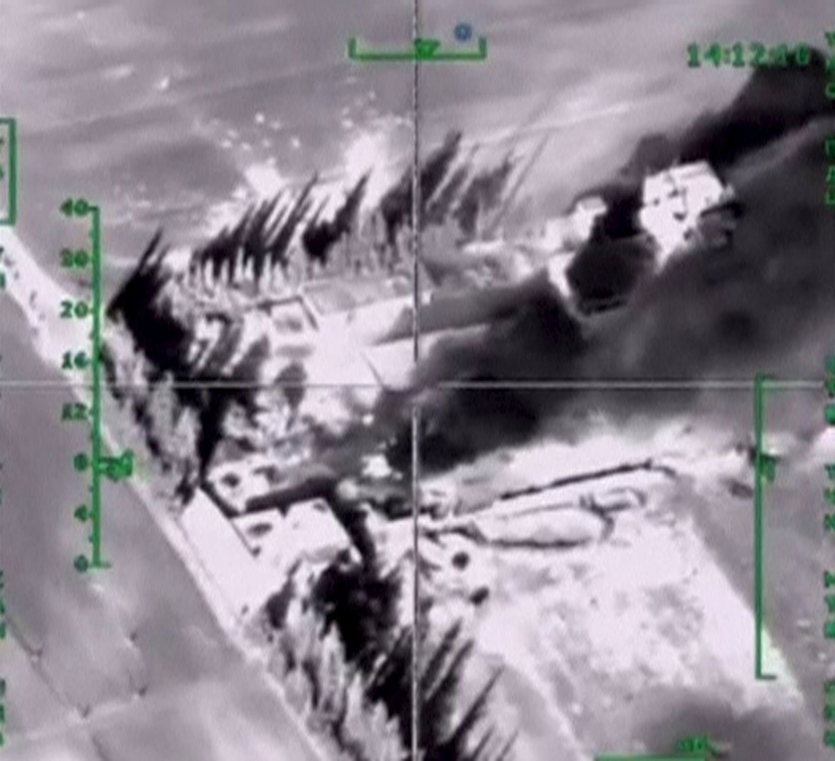 Bombardování objektů, které podle ruského ministerstva obrany kontroluje Islámský stát.