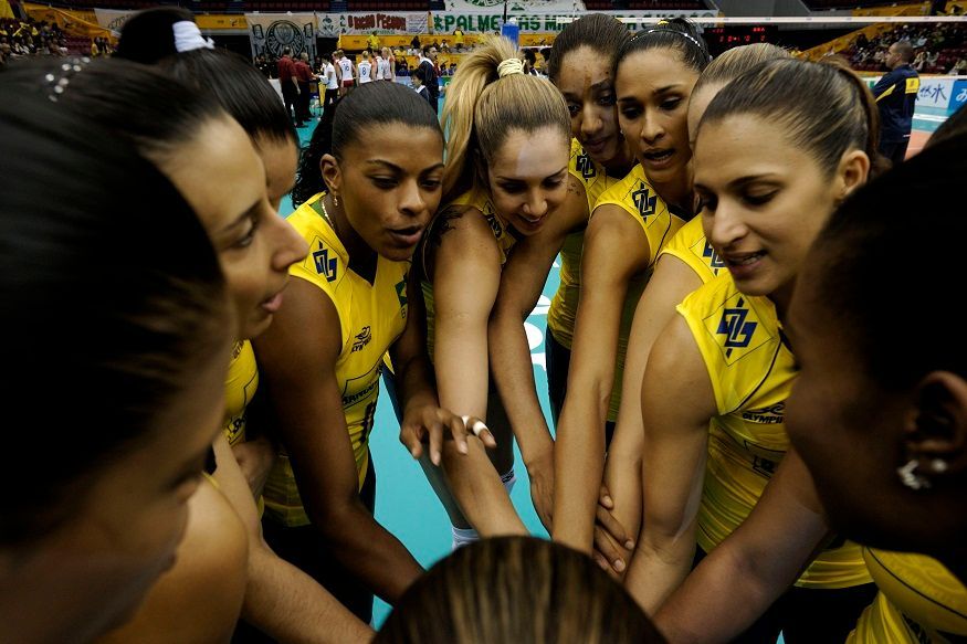 Česko - Brazílie: Volejbalistky Brazílie