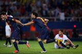 Právě Messi a Fabregas zaveleli k obratu v 53. minutě, kdy po vzájemné spolupráci skóroval druhý jmenovaný.