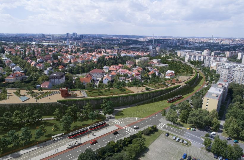 Spořilovská - vizualizace