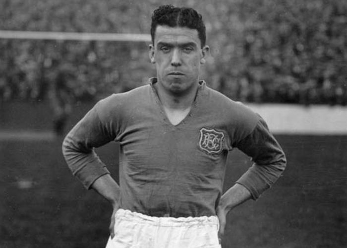 Anglický fotbalový útočník Dixie Dean