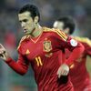 Španělský fotbalista Pedro se raduje z gólu v kvalifikačním utkání na MS 2014 proti Bělorusku.