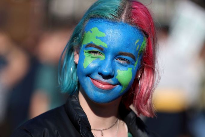 Demonstrace upozorňující na změny klimatu - Londýn