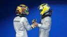 Formule 1, VC Malajsie 2013: Lewis Hamilton a Nico Rosberg, Mercedes