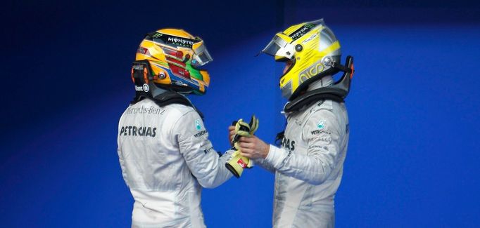 Formule 1, VC Malajsie 2013: Lewis Hamilton a Nico Rosberg, Mercedes