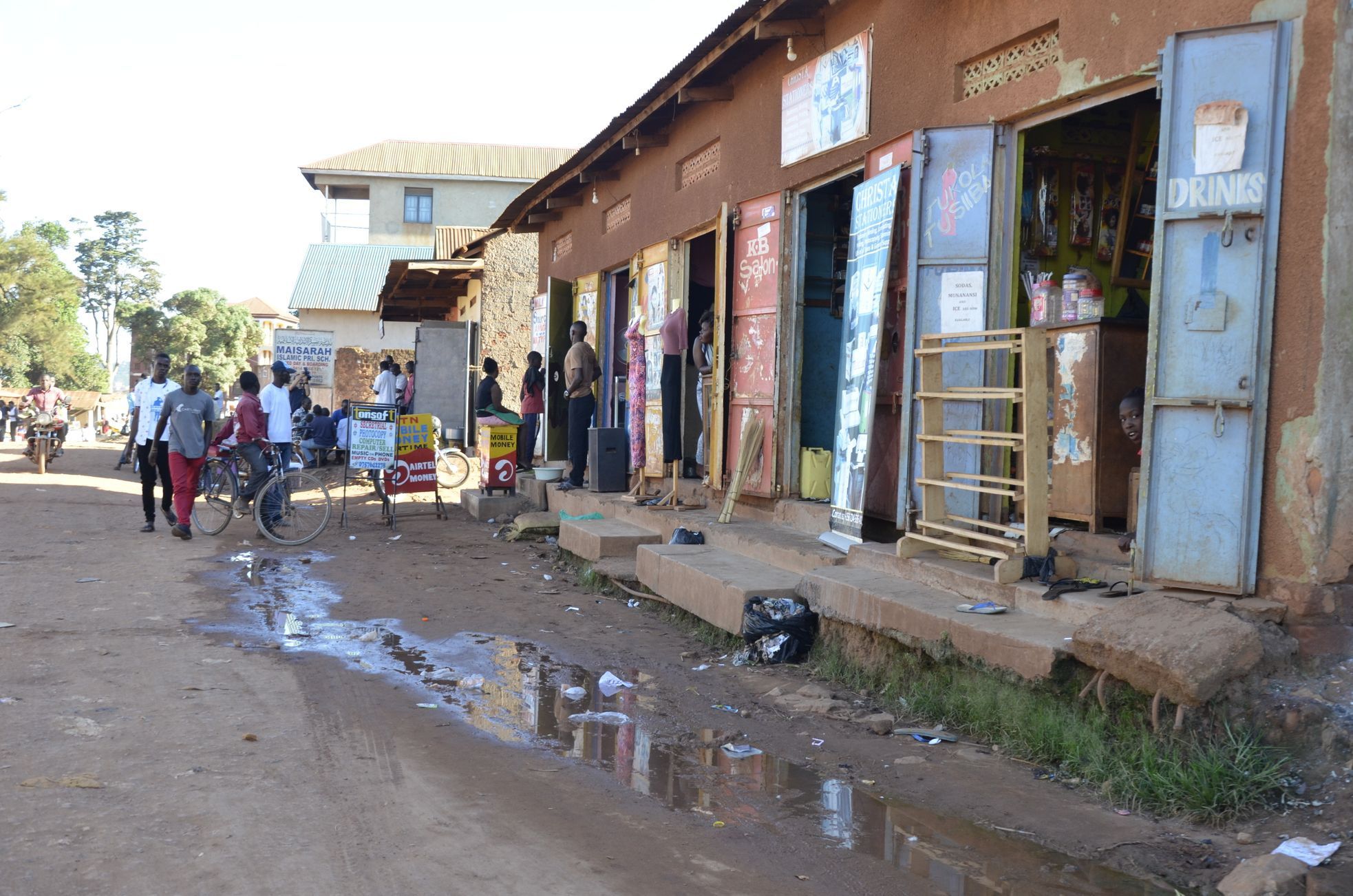 Slum Bwaise v Ugandě