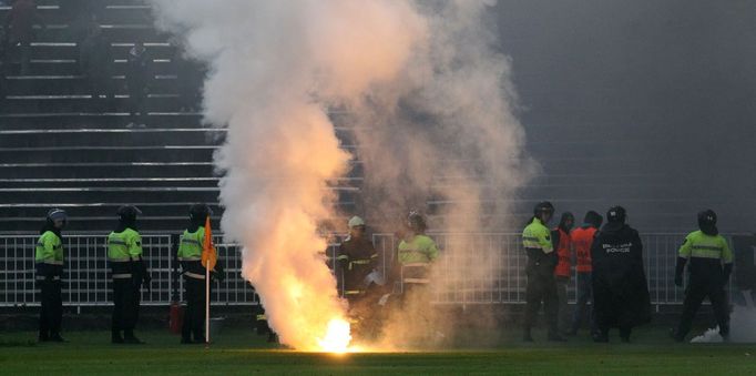 Fotbal, Gambrinus liga, Hradec Králové - Plzeň: fanoušci