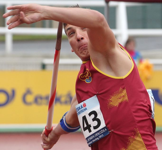 Atletka, Memoriál Josefa Odložila 2013: hod oštěpem, Jan Kubeš