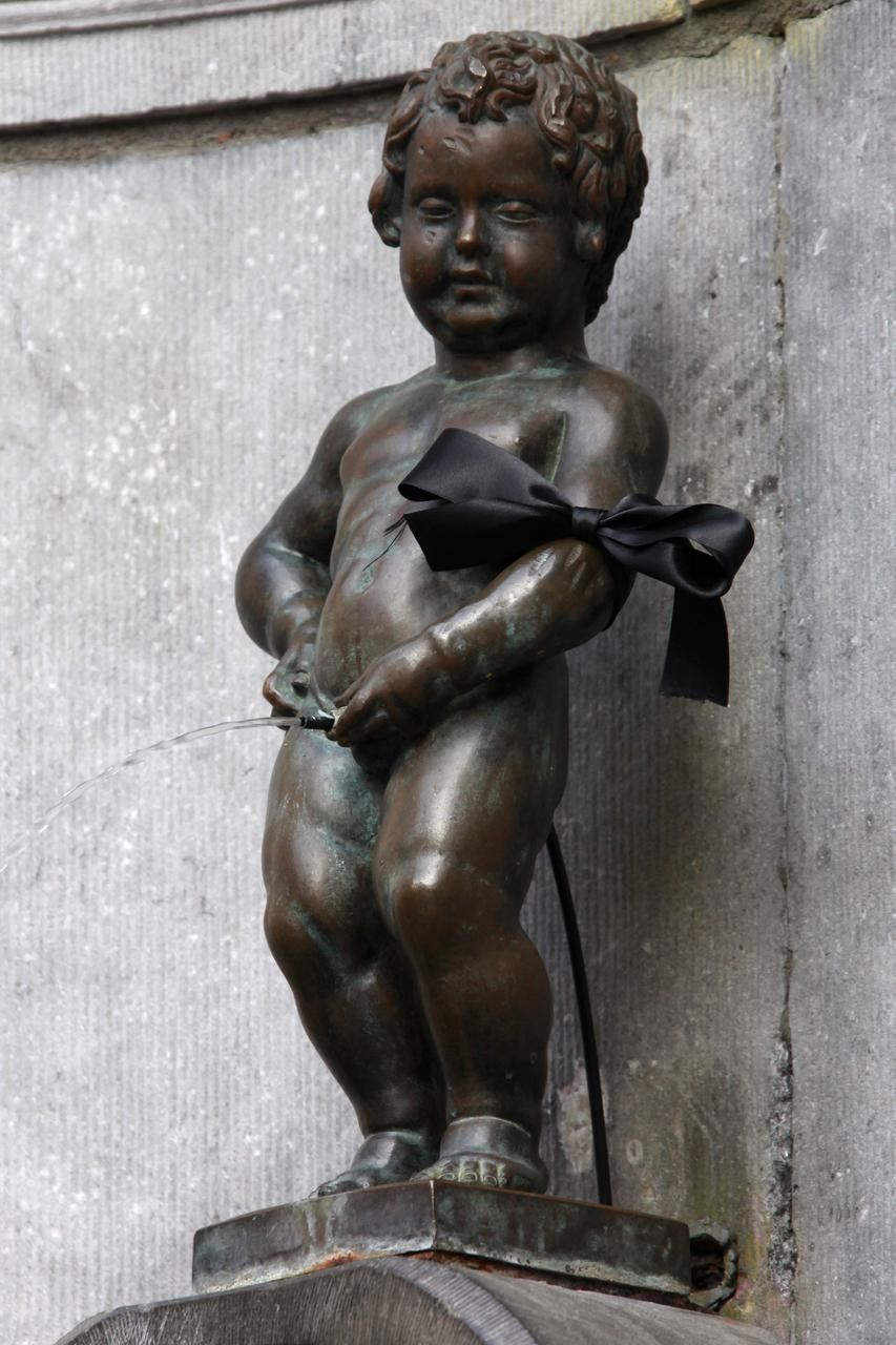 Manneken Pis, čůrající chlapeček, Brusel