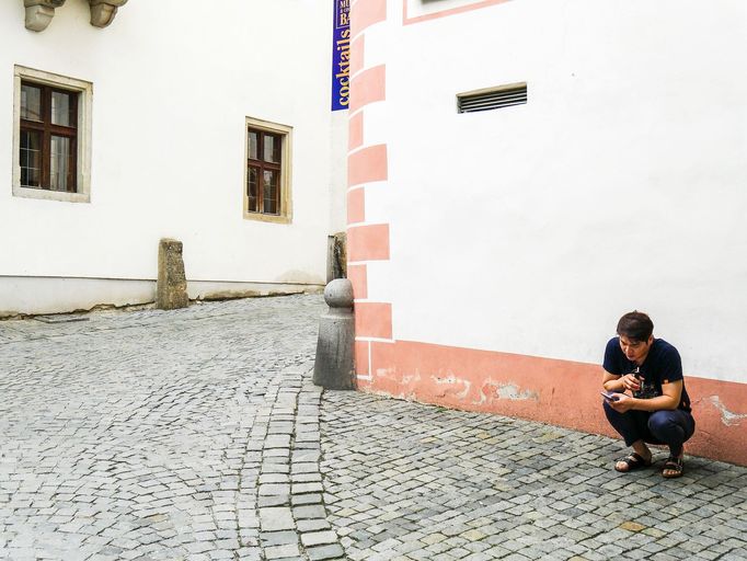 Český Krumlov a rodiny z Unes-co