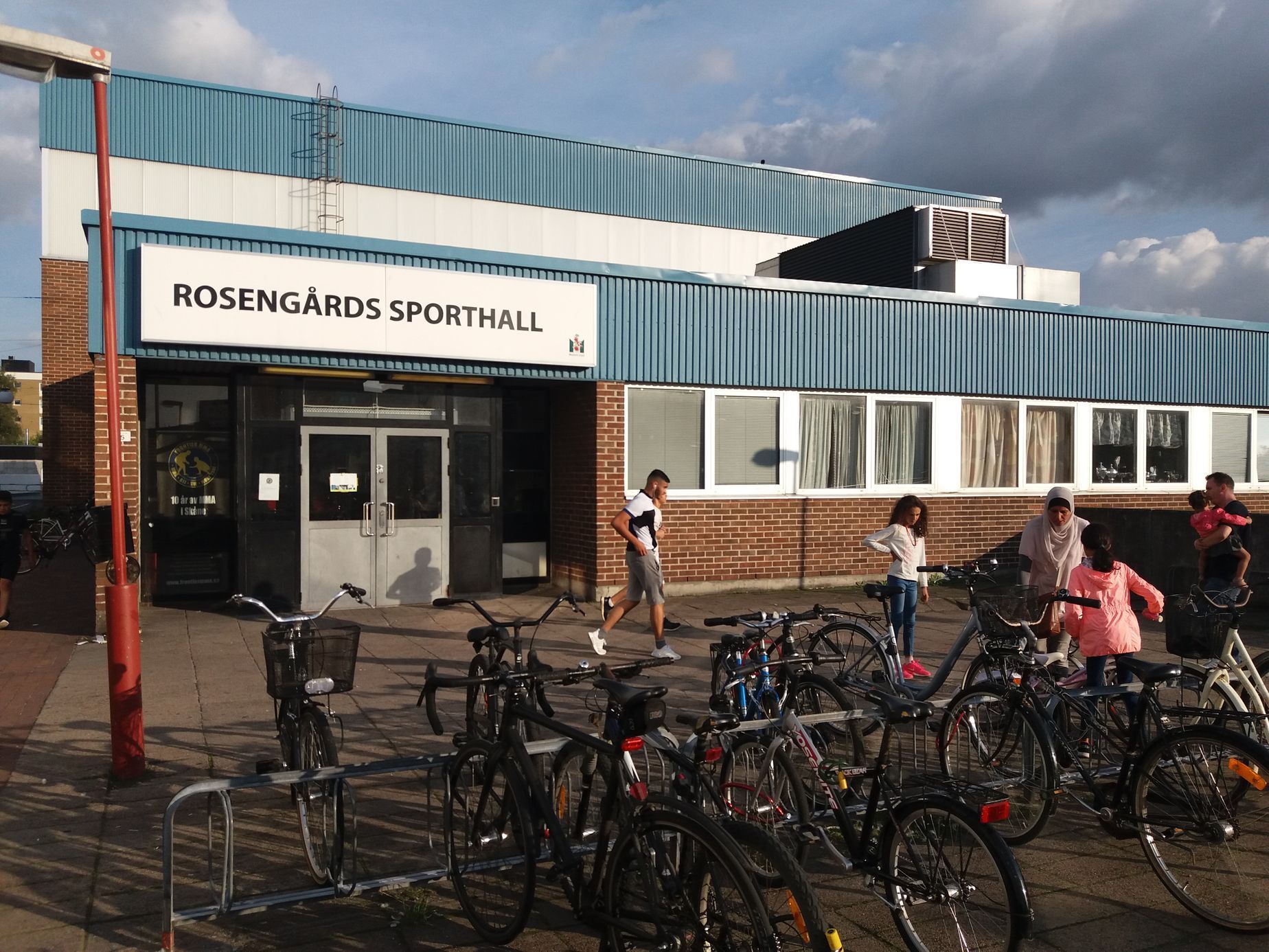 Čtvrť Rosengard v Malmö.