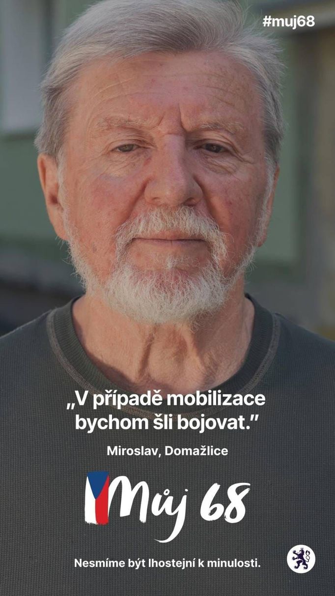 Tváře nové kampaně k okupaci Československa 21. srpna 1968